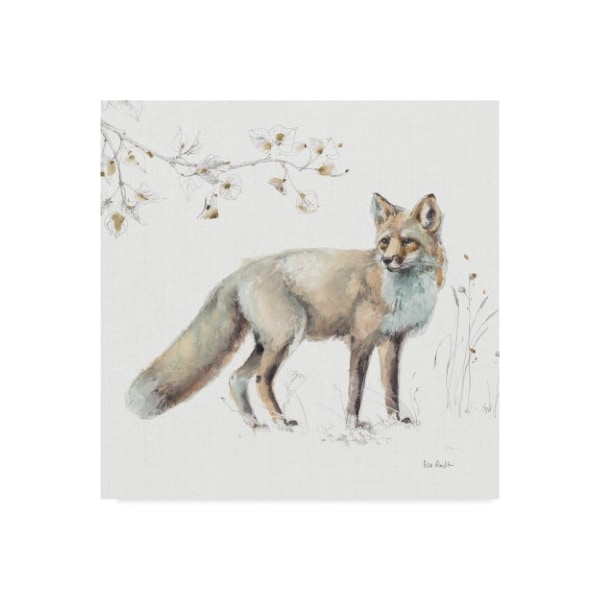 Trademark Fine Art Lisa Audit 'Woodland Walk Xi Fox' Canvas
